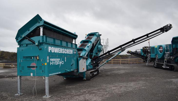 Powerscreen Chieftain 1700X hybrid screener Powerscreen Chieftain 1700X hybrid screener