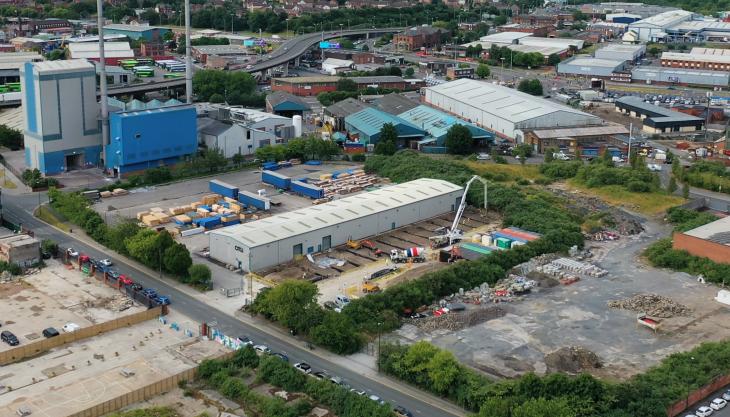 Citu office development in the Climate Innovation District in Leeds Cemex Vertua Classic