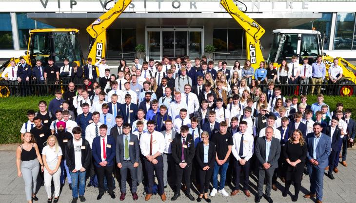 JCB apprentices and graduates