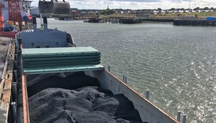 Coal loading at the Port of Blyth