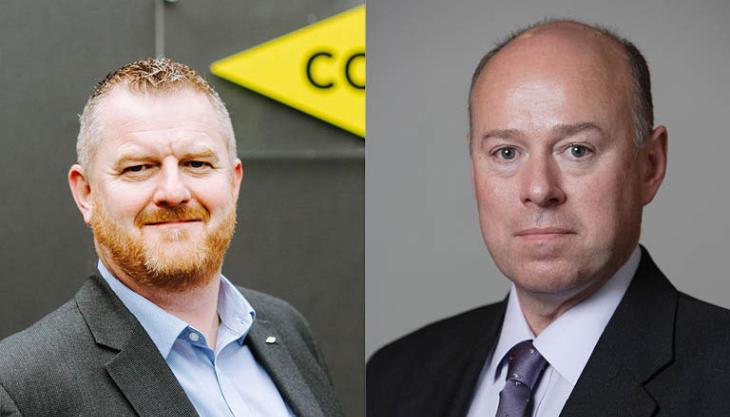 Left to right: Lee Rushbrook and Carl Fergusson Lee Rushbrook and Carl Fergusson
