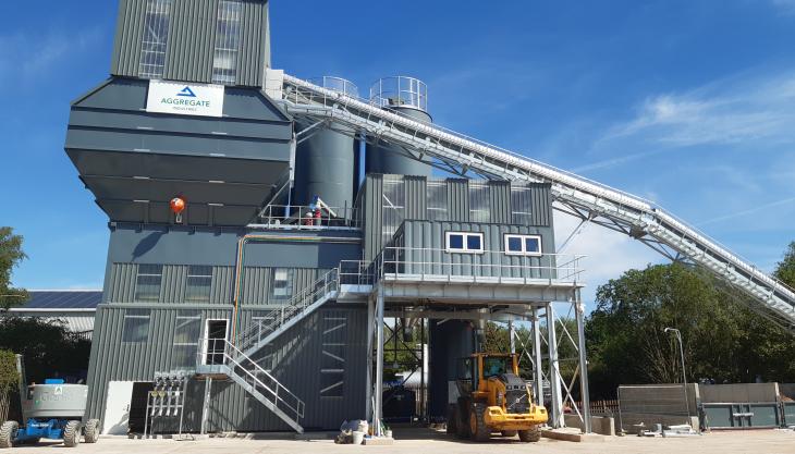 Aggregate Industries' new Coleshill ready-mixed concrete plant Coleshill ready-mixed concrete plant