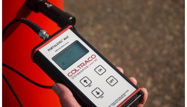 Portalevel MAX ultrasonic liquid level indicator Fire suppression system