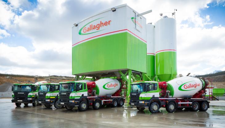 Gallagher Group have acquired four ready-mixed concrete plants across Kent from CEMEX UK Gallagher concrete plant