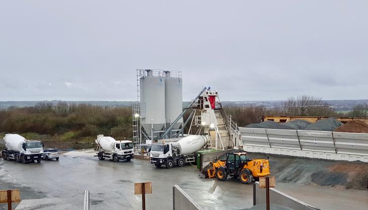 Dependable Concrete’s new ready-mix plant on Anglesey Dependable Concrete