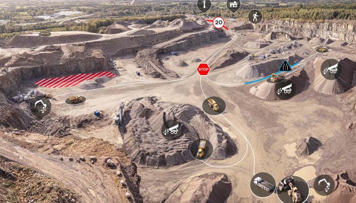 Volvo CE Connected Map