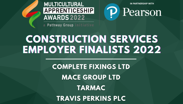 Tarmac have been shortlisted for two awards Multicultural Apprenticeship Awards