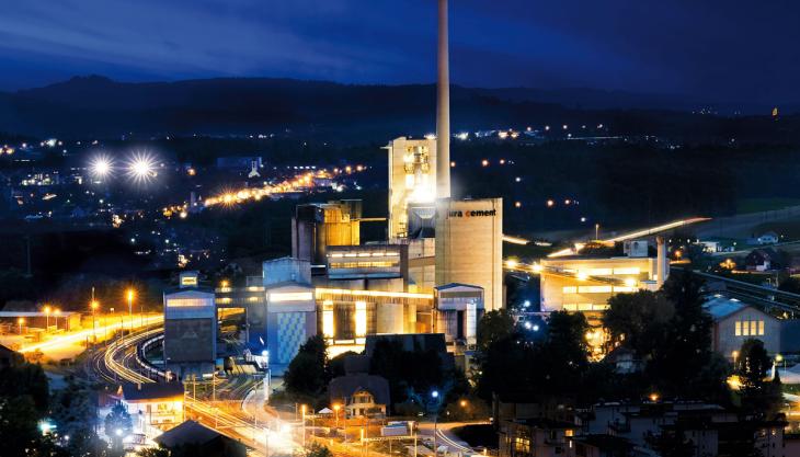 CRH cement plant in Switzerland