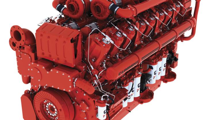 Cummins QSK95 16-cylinder engine Cummins QSK95