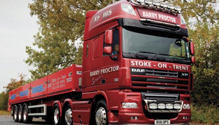 Barry Proctor's new DAF XF105 truck DAF XF105 truck