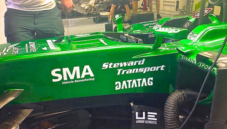 Datatag sponsor Caterham F1 team