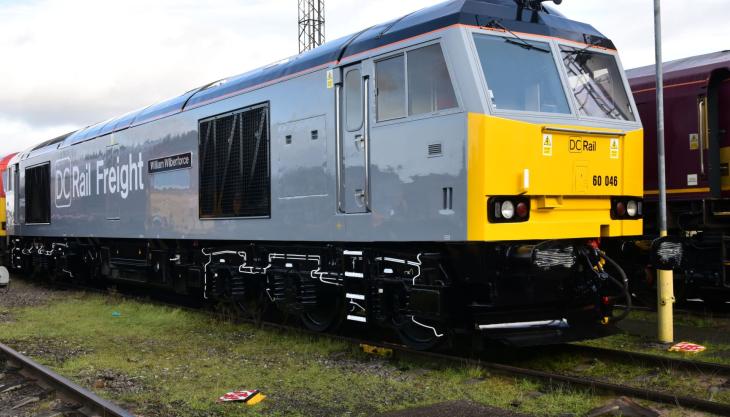 William Wilberforce, one of Cappagh Group's new Class 60 locomotives DCRail Class 60