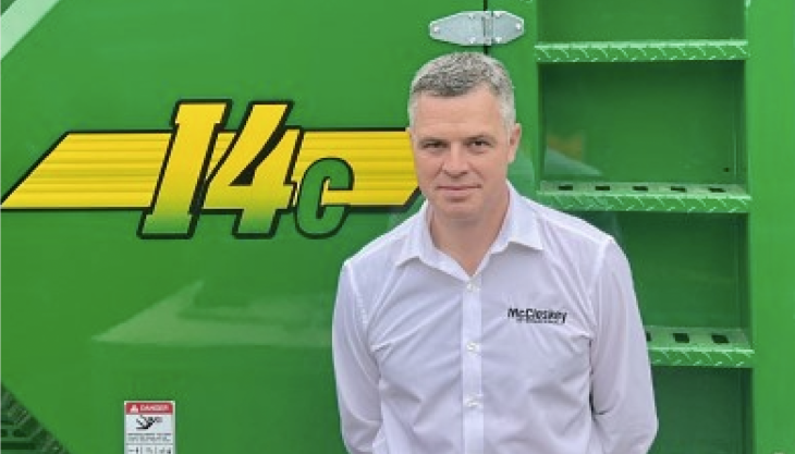 Dean Lownds, newly appointed senior sales director at McCloskey International Dean Lownds