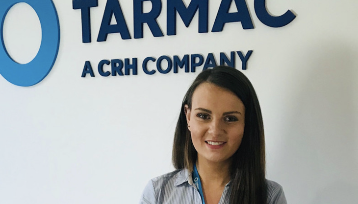 Deborah Brydie, logistics graduate at Tarmac Deborah Brydie