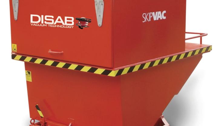 DISAB's SkipVac industrial vacuum unit