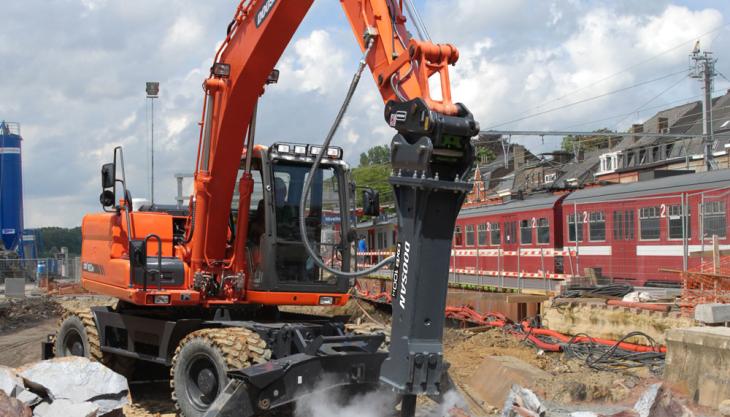 Doosan DXB100H hydraulic breaker Doosan DXB100H hydraulic breaker