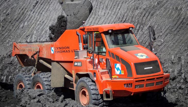 Doosan DA30-5 articulated dumptruck Doosan DA30-5 articulated dumptruck