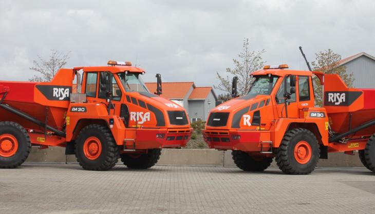 Risa AS ramp up Doosan articulated dumptruck fleet Doosan DA30-5 articulated dumptruck