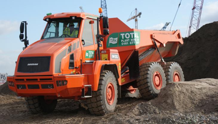 Doosan DA30 articulated dumptruck