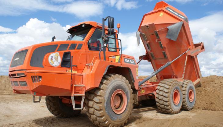 Doosan DA40-5 dumptruck Doosan DA40-5 dumptruck
