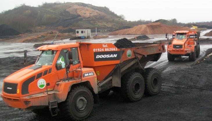 Doosan DA40 articulated dumptrucks