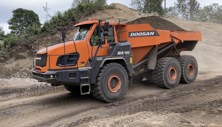 Doosan DA45-7 dumptruck Doosan DA45-7 dumptruck