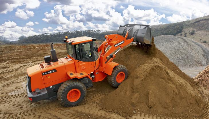Doosan DL250A wheel loader Doosan DL250A wheel loader