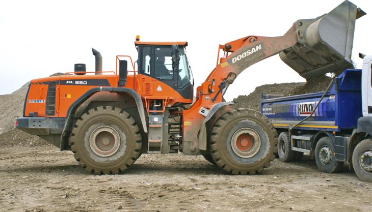Camden Plant purchase UK's first Doosan DL550-3 Stage IIIB-compliant wheel loader Doosan DL550-3 wheel loader