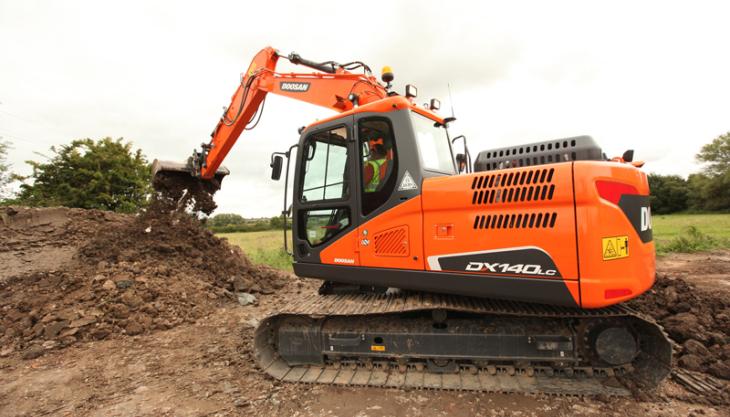 Doosan DX140LC-5 excavator