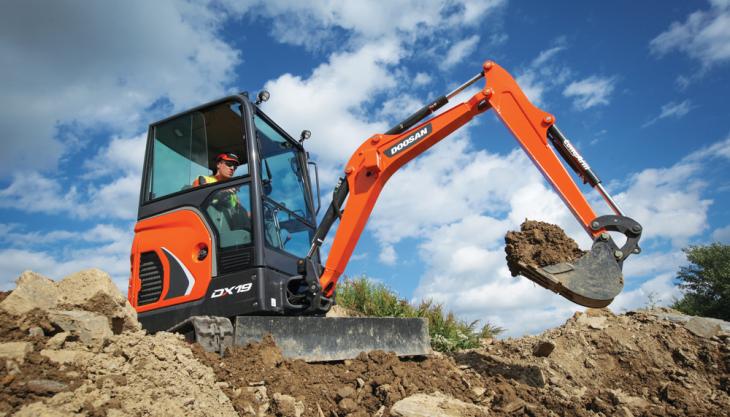 Doosan DX19 mini-excavator Doosan DX19 mini-excavator