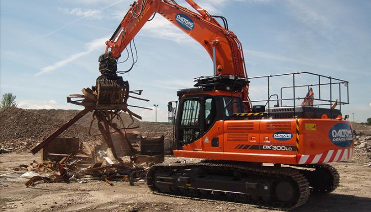 Doosan DX300LC-3 excavator