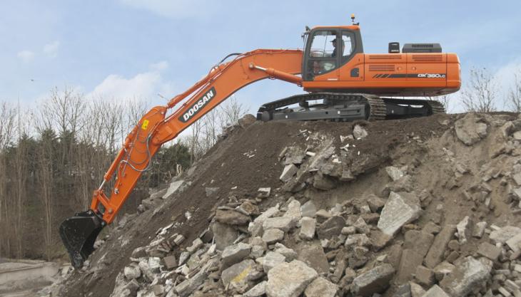 Doosan DX380LC-3 crawler excavator