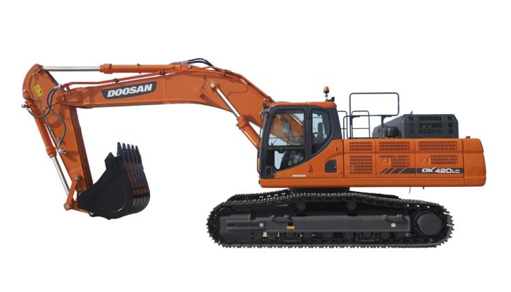 Doosan DX420LC-3 crawler excavator