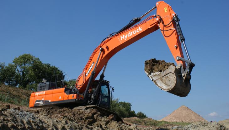 Doosan DX490LC-5 crawler excavator