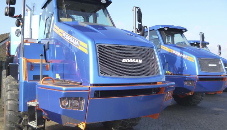 Doosan DA30 dumptrucks