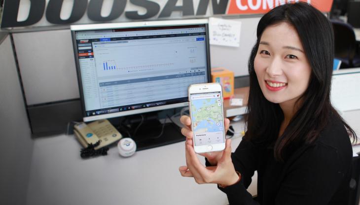 Doosan have launched a new mobile app for DoosanCONNECT telematics DosanCONNECT app