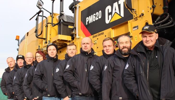DP Cold Planing are the first UK business to take delivery of a number of new Cat PM620 cold planers DP Cold Planing