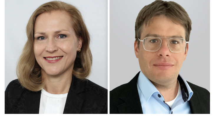 Newly appointed chief sustainability officer Dr Nicola Kimm and newly appointed chief digital officer Dennis Lentz Dr Nicola Kimm and Dennis Lentz