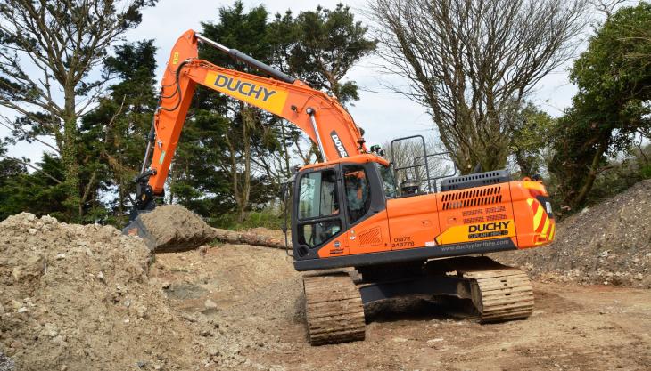 Duchy invest in new Doosan excavator