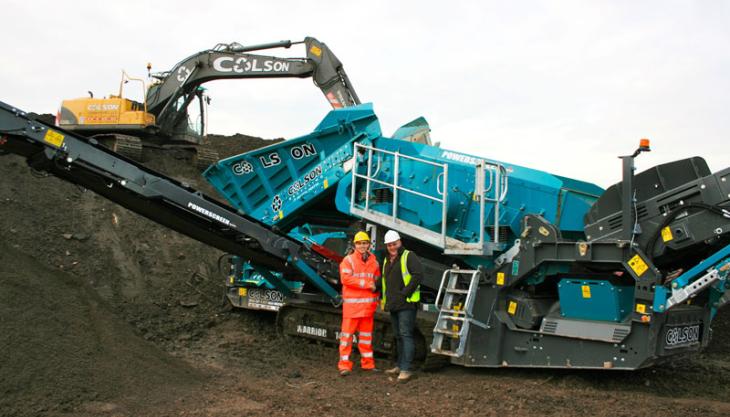 Powerscreen Warrior 1400X screen