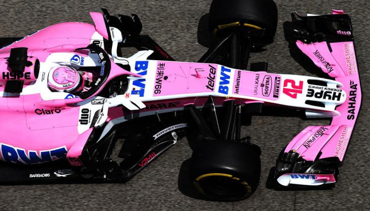 Sahara Force India grand prix car Sahara Force India grand prix car
