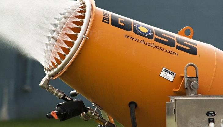 DustBoss atomized mist cannon DustBoss mist cannon