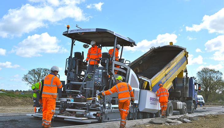 Dynapac SD2500WS wheeled paver