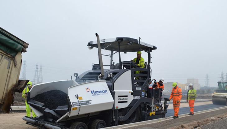 Dynapac SD2500WS+ wheeled paver