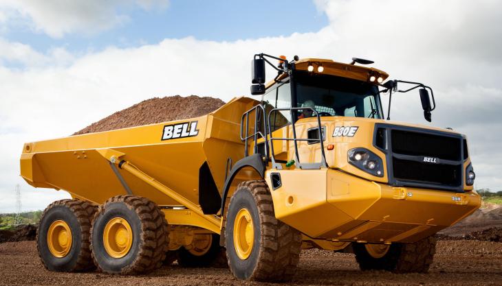 Bell B30E articulated dumptruck