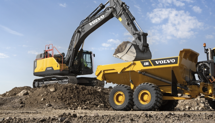 The new Volvo EC380E Hybrid excavator Volvo EC380E Hybrid excavator