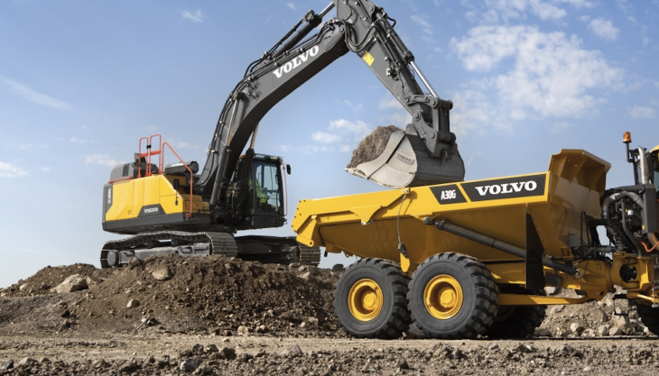 Volvo EC380E Hybrid excavator