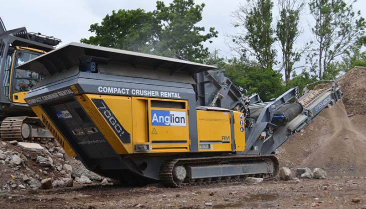 RubbleMaster RM70GO crusher RubbleMaster RM70GO crusher
