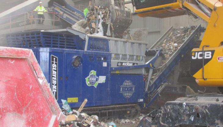 Recycling operator boosts productivity with EDGE equipment EDGE Slayer shredder