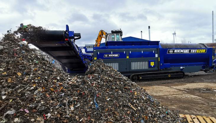 EDGE TRT620R track-mounted trommel screen EDGE TRT620R trommel screen
